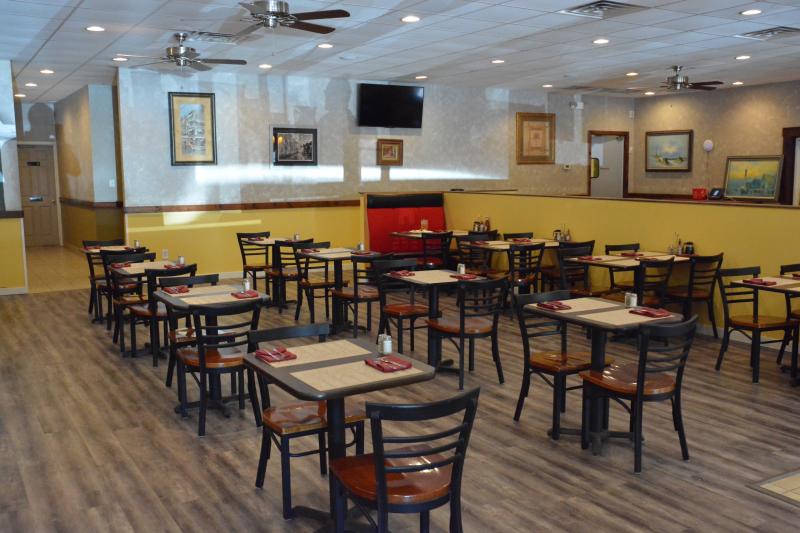 Except for a mural on the west side of the wall, much of the restaurant has been redone. CHRIS FLOOD PHOTO